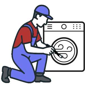 TÉCNICO REPARANDO SECADORA